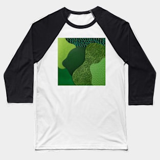 ART leather creation in green Baseball T-Shirt